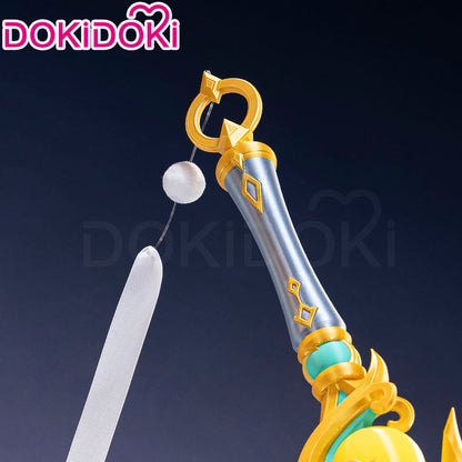 DokiDoki Game Genshin Impact Cosplay Zi Bai Sword Prop White Horse Adeptus Zibai Luna IV