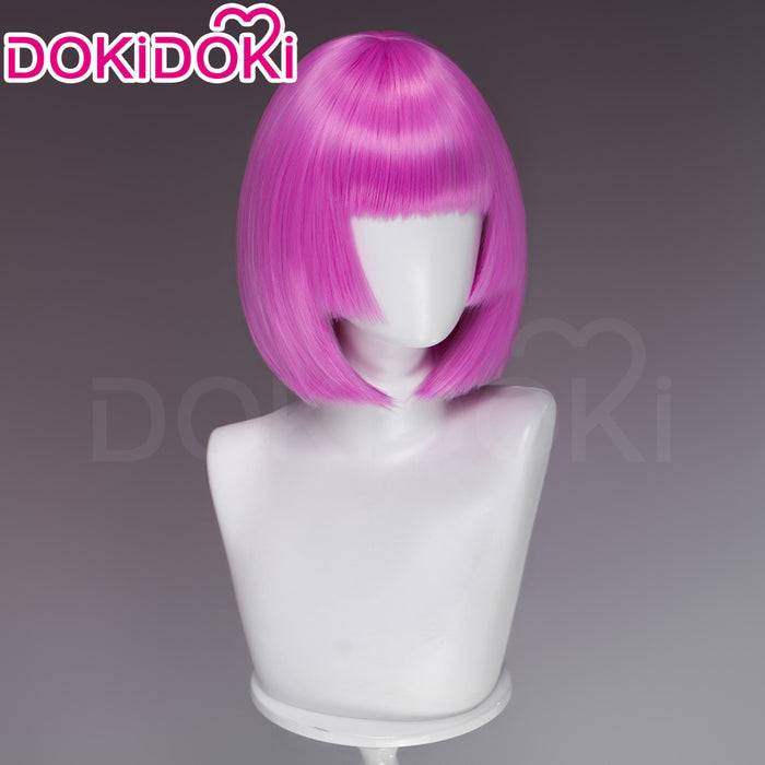 DokiDoki Mange Anime Cosplay Wig Pink Short Straight BOBO Hair