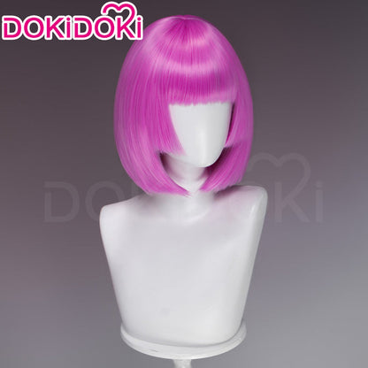 DokiDoki Mange Anime Cosplay Wig Pink Short Straight BOBO Hair