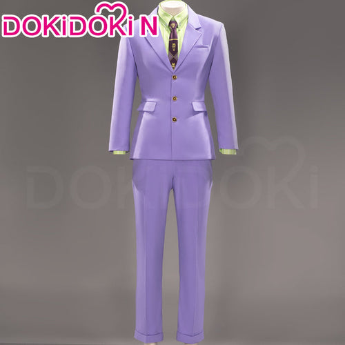 DokiDoki-N Anime Season 4 Cosplay Costume Anime Version Purple Green Suit