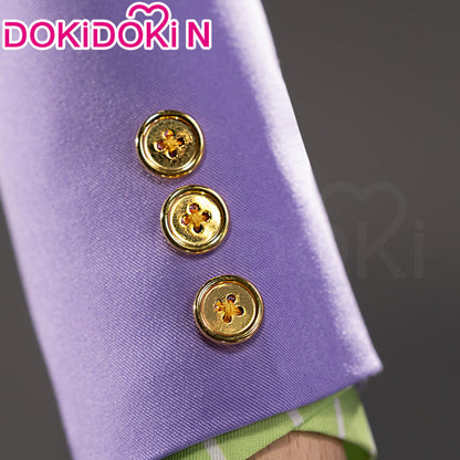 DokiDoki-N Anime Season 4 Cosplay Costume Anime Version Purple Green Suit