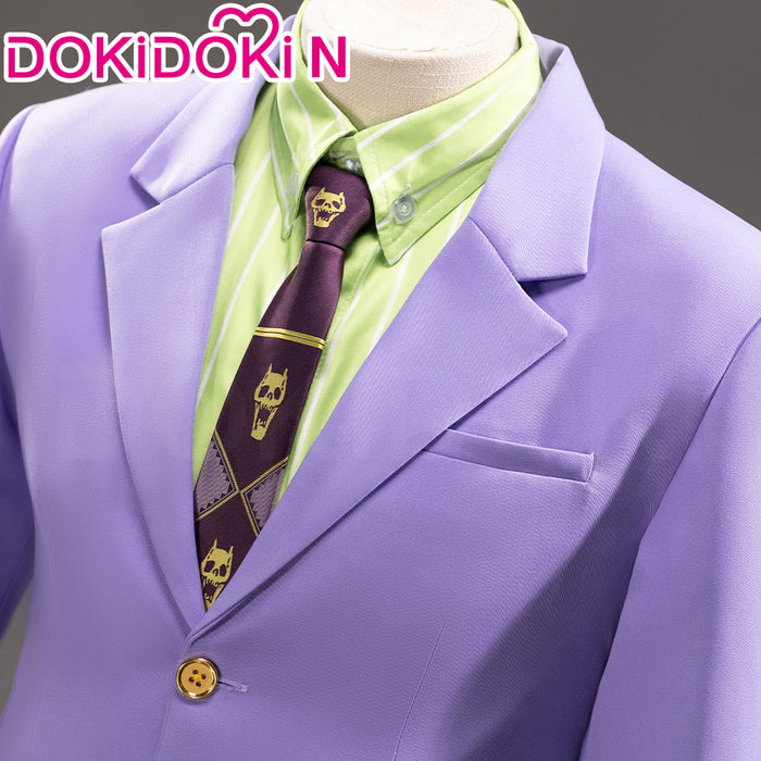 DokiDoki-N Anime Season 4 Cosplay Costume Anime Version Purple Green Suit