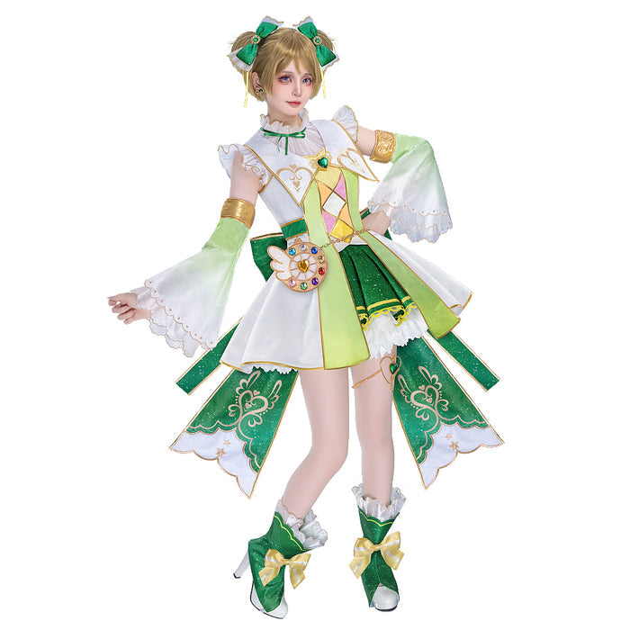 DokiDoki-R Anime LoveLive! School Idol Project Cosplay Koizumi Hanayo Costume Make-up Magic