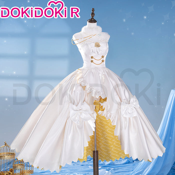 DokiDoki-R Anime LoveLive! School Idol Project Cosplay Minami Kotori Bride Costume White Wedding Dress