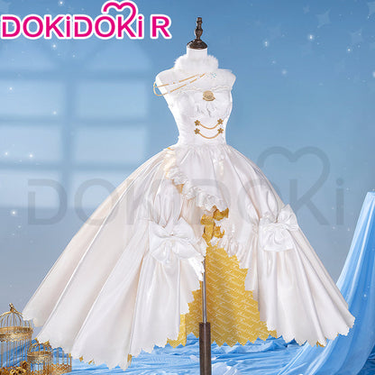 DokiDoki-R Anime LoveLive! School Idol Project Cosplay Minami Kotori Bride Costume White Wedding Dress