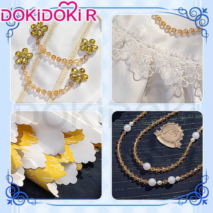 DokiDoki-R Anime LoveLive! School Idol Project Cosplay Minami Kotori Bride Costume White Wedding Dress