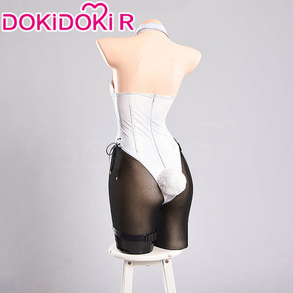DokiDoki-R Game Brown Dust 2 Cosplay Eleaneer Costume Bunny Girl Costume Black White Sexy Suit