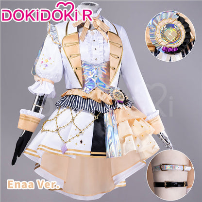 DokiDoki-R Game Cosplay Costume Pink Yellow Purple Red Dress Thanks Festival