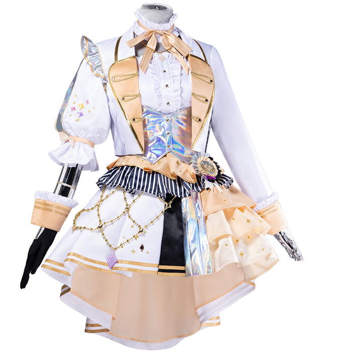 DokiDoki-R Game Cosplay Costume Pink Yellow Purple Red Dress Thanks Festival