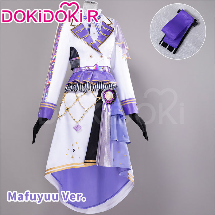 DokiDoki-R Game Cosplay Costume Pink Yellow Purple Red Dress Thanks Festival