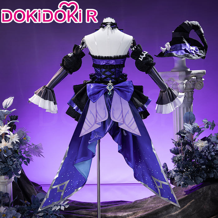 DokiDoki-R Game Genshin Impact Cosplay Miliastra Wonderland Luna II Legendary Set Skin Halloween Costume