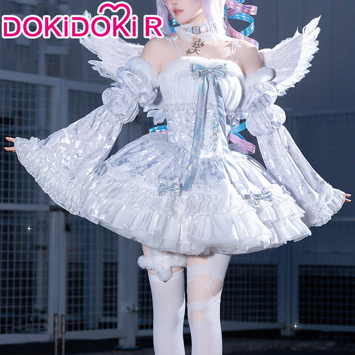 DokiDoki-R Game NEEDY GIRL OVERDOSE Cosplay KAngel Cospaly Costume Angel Suit Cute