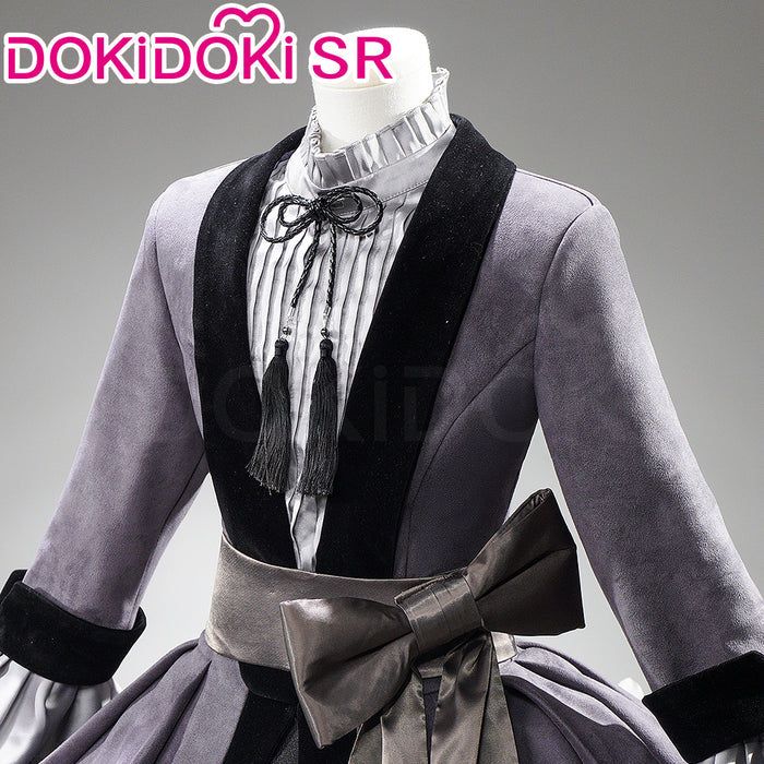 DokiDoki-SR Anime Cosplay Twin Version Black Lily Dress Outfit