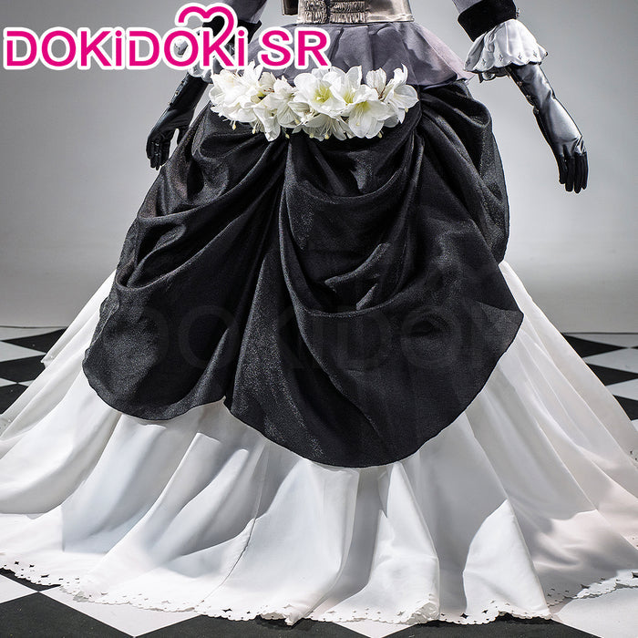 DokiDoki-SR Anime Cosplay Twin Version Black Lily Dress Outfit