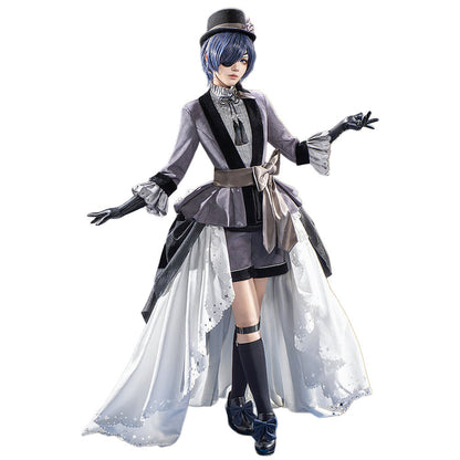 DokiDoki-SR Anime Cosplay Twin Version Black Lily Dress Outfit