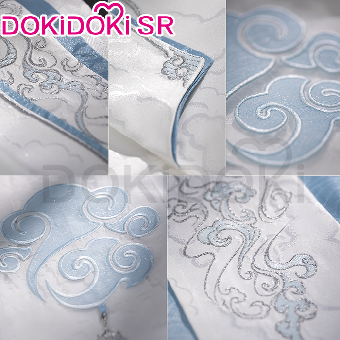 DokiDoki-SR Anime Mo Dao Zu Shi Cosplay Lan Wangji Costume MDZS Gong Cang Hai LanWangJi