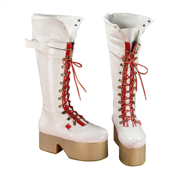 DokiDoki-SR Game Arknights Cosplay Haruka Shoes High Heel Boots