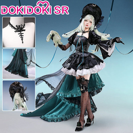 DokiDoki-SR Game Arknights X BanG Dream! Cosplay Wakaba Mutsumi Costume The Strings of Self
