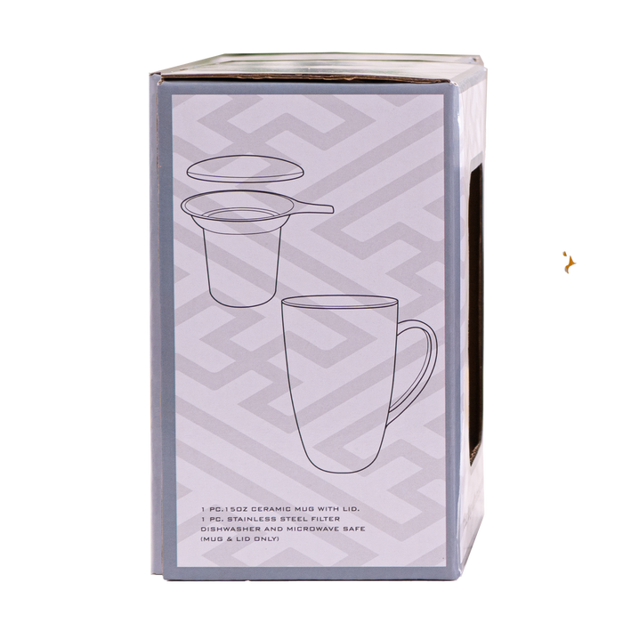 Dragonfly Tea Mug,  Lid, & Infuser