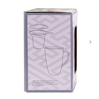 Dragonfly Tea Mug,  Lid, & Infuser