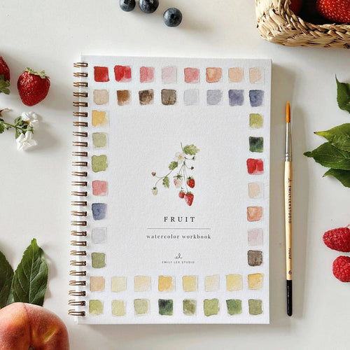 Emily Lex Studio Watercolor Fruits Workbook Emily Lex Studio Watercolor Fruits Workbook Books