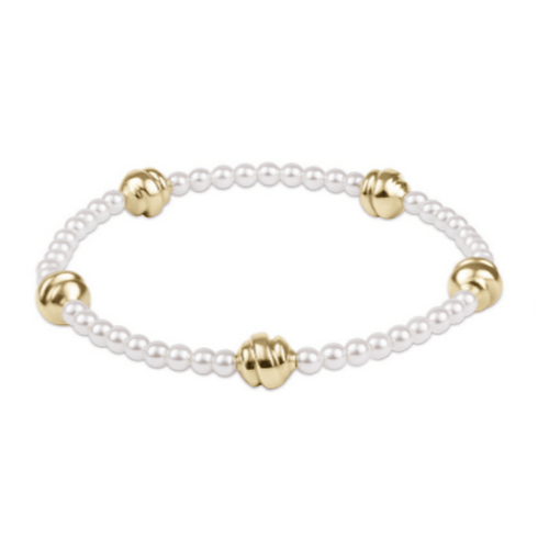 Enewton Admire 14kt Gold-Filled & 3mm Pearl Stretch Bracelet Enewton Admire 14kt Gold-Filled & 3mm Pearl Stretch Bracelet Bracelet