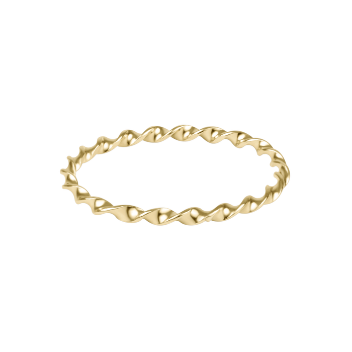 Enewton Classic Gold Twisted Thin Stacking Band Ring Enewton Classic Gold Twisted Thin Stacking Band Ring Rings