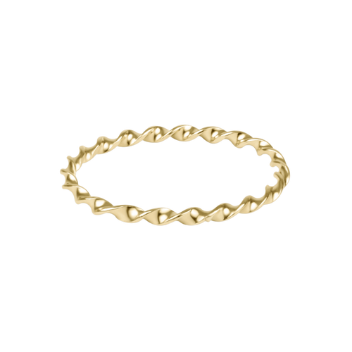 Enewton Classic Gold Twisted Thin Stacking Band Ring Enewton Classic Gold Twisted Thin Stacking Band Ring Rings