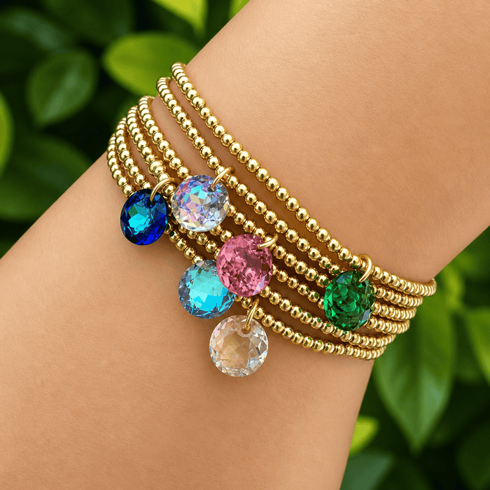 Enewton Reflections Blue Zircon Crystal Birthstone Bracelet – 2mm 14kt Gold-Filled Enewton Reflections Blue Zircon Crystal Birthstone Bracelet – 2mm 14kt Gold-Filled Bracelet