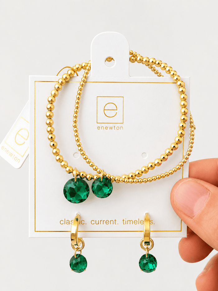 Enewton Reflections Blue Zircon Crystal Birthstone Bracelet – 2mm 14kt Gold-Filled Enewton Reflections Blue Zircon Crystal Birthstone Bracelet – 2mm 14kt Gold-Filled Bracelet