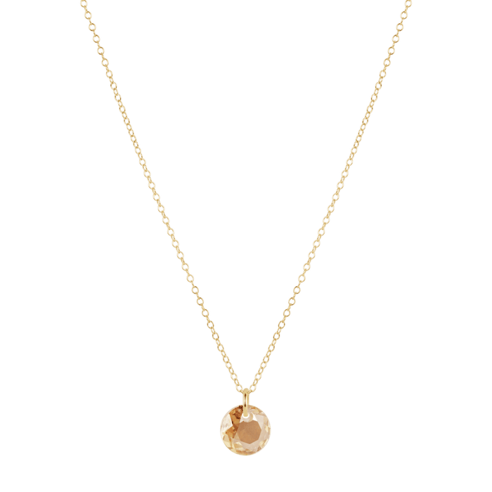 Enewton Reflections Champagne Citrine Crystal Birthstone Necklace – 14kt Gold-Filled Enewton Reflections Champagne Citrine Crystal Birthstone Necklace – 14kt Gold-Filled Necklaces