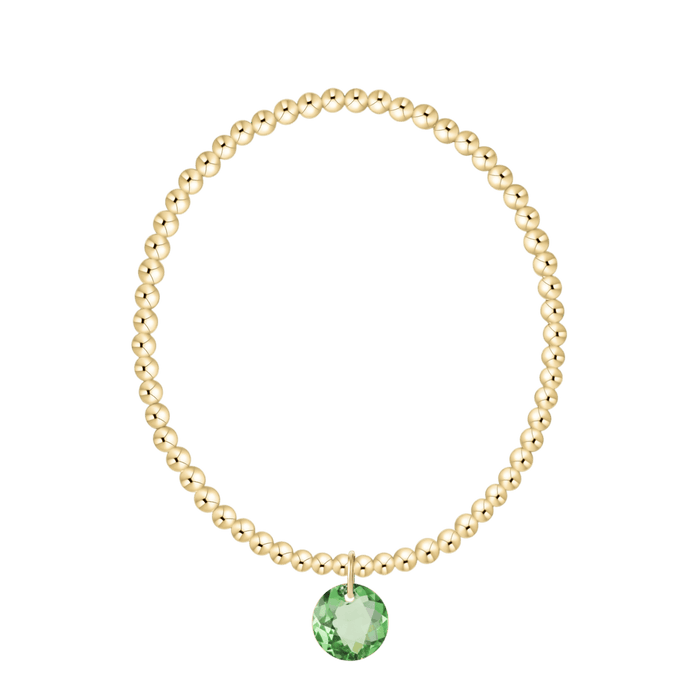 Enewton Reflections Green Peridot Crystal Birthstone Bracelet – 3mm 14kt Gold-Filled Enewton Reflections Green Peridot Crystal Birthstone Bracelet – 3mm 14kt Gold-Filled Bracelet