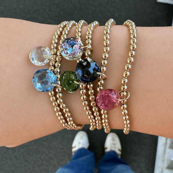 Enewton Reflections Red Garnet Crystal Birthstone Bracelet – 3mm 14kt Gold-Filled Enewton Reflections Red Garnet Crystal Birthstone Bracelet – 3mm 14kt Gold-Filled Bracelet