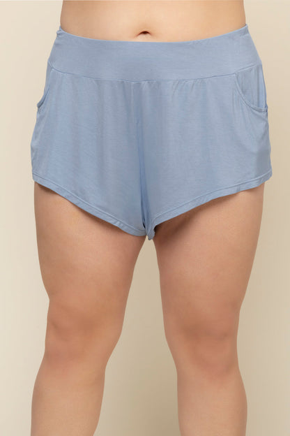 Perfect Lounge Shorts - Dusty Blue