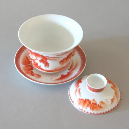 Gaiwan, Red Landscape