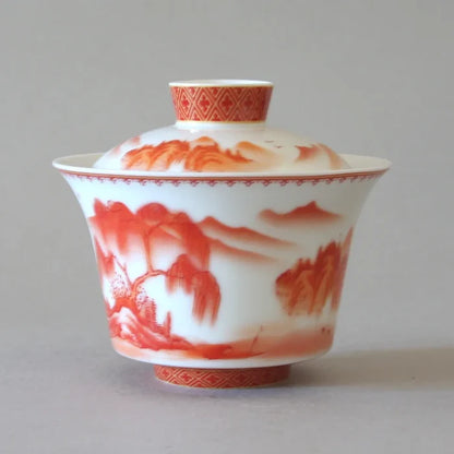 Gaiwan, Red Landscape