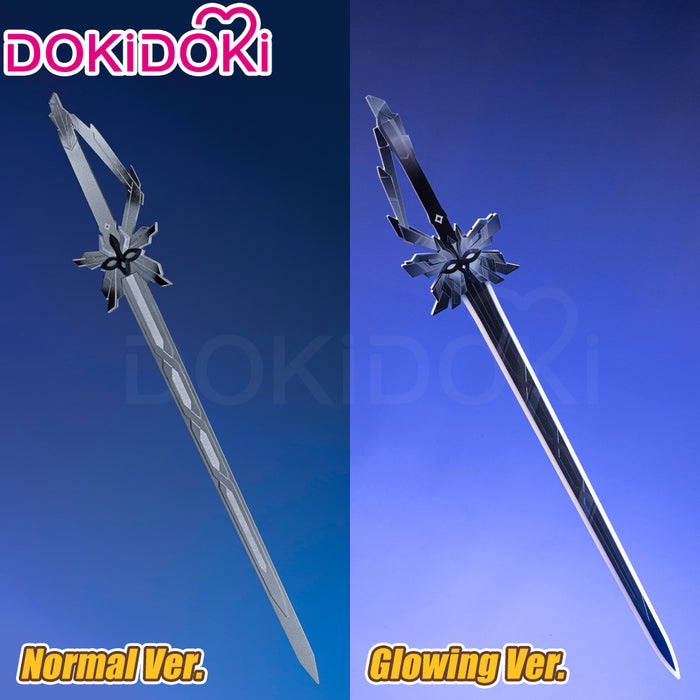 【Glowing】DokiDoki Game Genshin Impact Cosplay II Capitano The Captain Prop Sword
