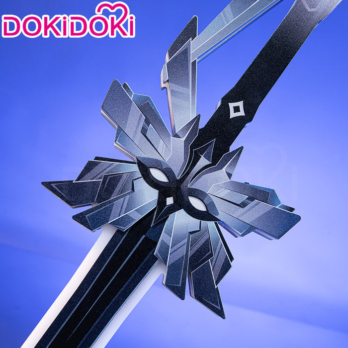 【Glowing】DokiDoki Game Genshin Impact Cosplay II Capitano The Captain Prop Sword
