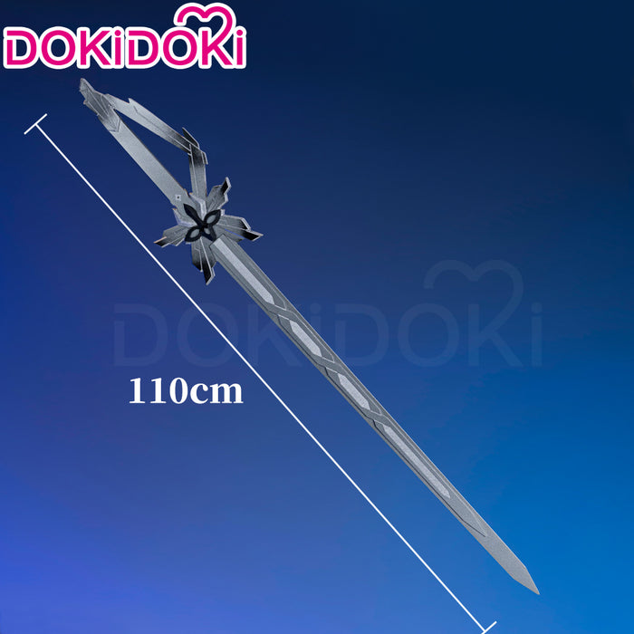 【Glowing】DokiDoki Game Genshin Impact Cosplay II Capitano The Captain Prop Sword