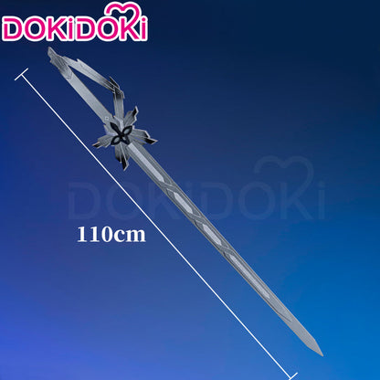 【Glowing】DokiDoki Game Genshin Impact Cosplay II Capitano The Captain Prop Sword