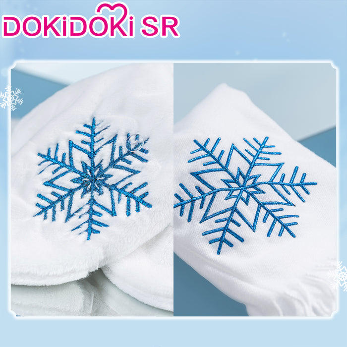 【Glowing】【Size XS-XL】DokiDoki-SR Cosplay Costume Snow Dress Suit White
