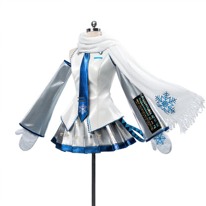 【Glowing】【Size XS-XL】DokiDoki-SR Cosplay Costume Snow Dress Suit White