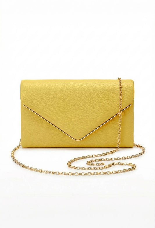 Hampstead Lemon Clutch Bag