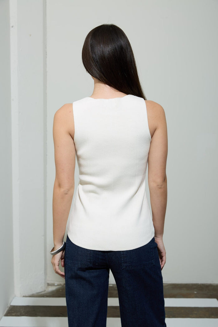Harbor Tailored Knit Vest Harbor Tailored Knit Vest Tops