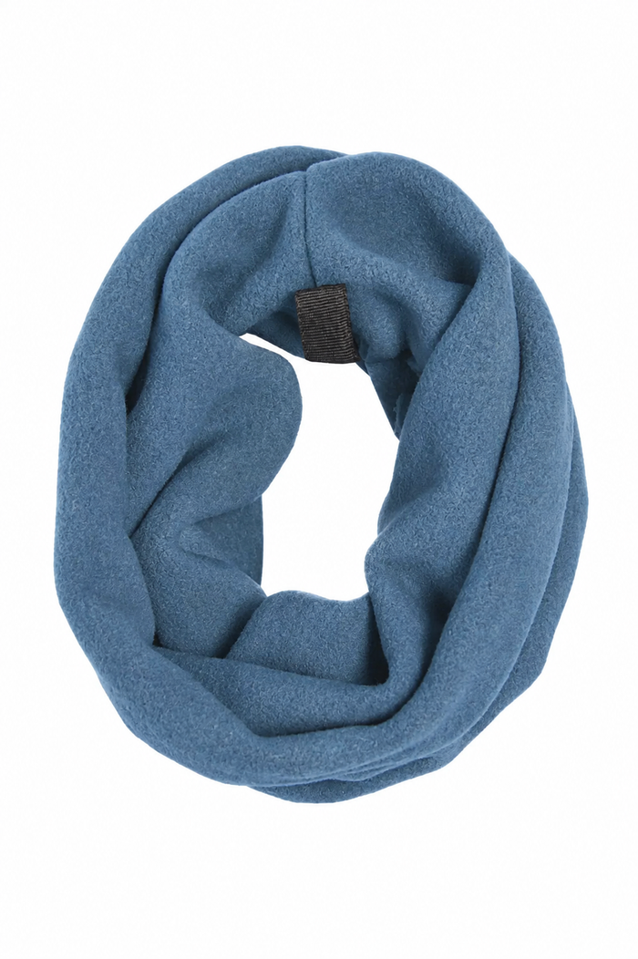 Henriette Steffensen Fleece Snood Tube Scarf Dusty Blue | 4111