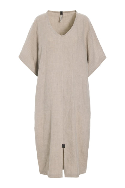Henriette Steffensen Hemp Long Dress Nature | 83001