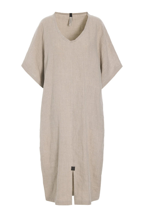 Henriette Steffensen Hemp Long Dress Nature | 83001