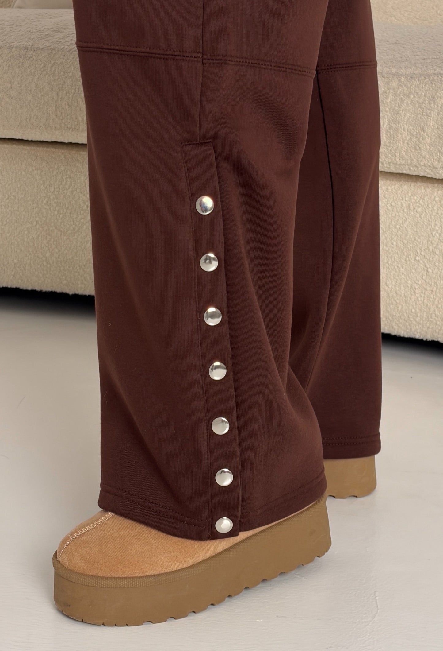 Honey Icon Chocolate Brown Lounge Joggers