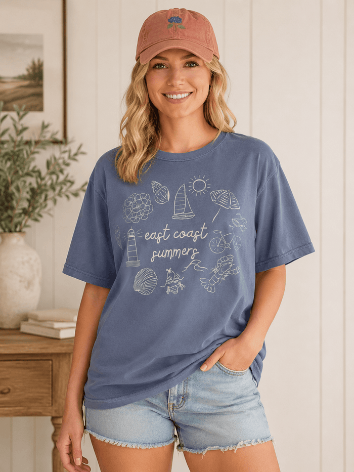 East Coast Summers Icons T-Shirt East Coast Summers Icons T-Shirt Tops