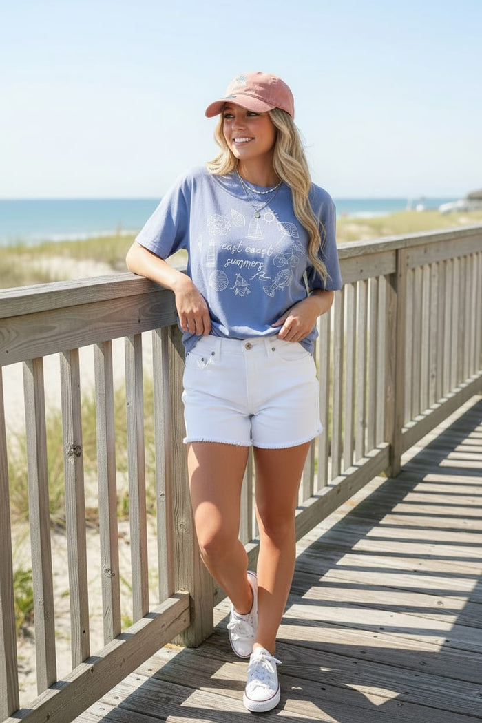 East Coast Summers Icons T-Shirt East Coast Summers Icons T-Shirt Tops